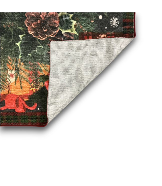 56854 Christmas Snowman Washable Non-slip Area Rug