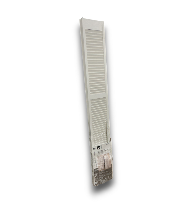 56856 24 X 80 White Louver Bifold Door