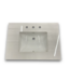 56867 Engineered Stone White Marble Undermount Bathroom Vanity Top