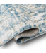 56868 Blue Abstract Rectangle Area Rug 4' X 6'