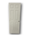 56877 28 X 80 Primed. 6 Panel Interior Door Slab