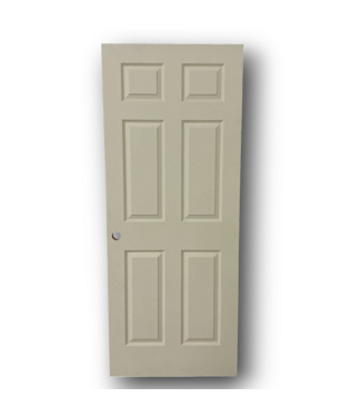 Bud's Warehouse 56878 32 X 80 Primed 6 Panel Interior Door Slab