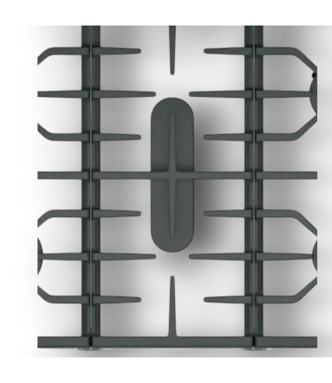 56881 Gas Range 9" Burner Grate Black