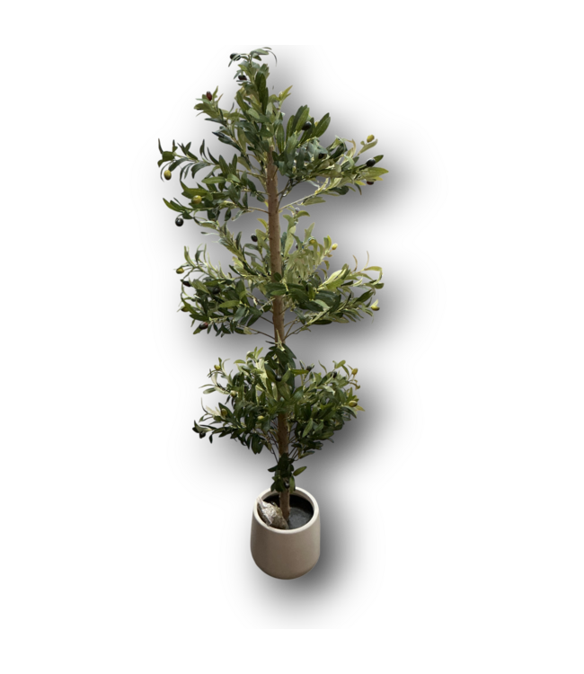 56887 Artificial Olive Tree With Planter