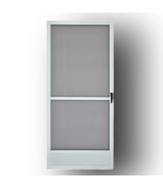 Bud's Warehouse 56888 36 X 80 White Hinged Screen Door - Aluminum