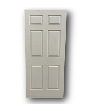 Bud's Warehouse 56896 36 X 80 Primed 6 Panel Interior Door Slab