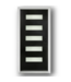 56899 36 X 80 5 Glass Panel Black Exterior Door