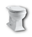 56900 12” White Round Chair Toilet Bowl