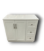 56908 Davies True White Bathroom Vanity With Top