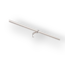 56909 28-48 Silver Steel Wrap Around Curtain Rod