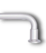 56912 48-86” Silver Steel Wrap Around Curtain Rod