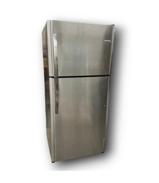 Bud's Warehouse 56913 Top Freezer Refrigerator Stainless Steel