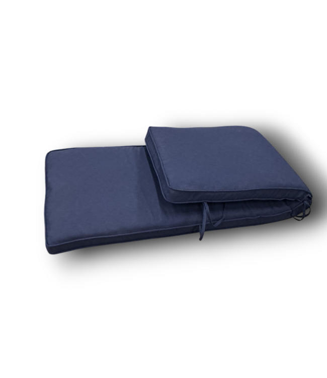 56914 Navy Outdoor Chaise Lounge Cushion