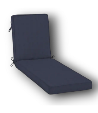 Bud's Warehouse 56914 Navy Outdoor Chaise Lounge Cushion