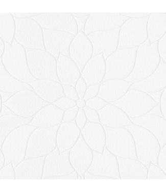 Bud's Warehouse 56916 57 Sq. Ft. White Vinyl Paintable Wallpaper