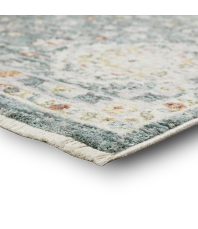 56917 Saphire Petals Blue Rectangle Indoor Area Rug