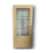 56918 36 X 80 Beige Decorative Glass Exterior Door