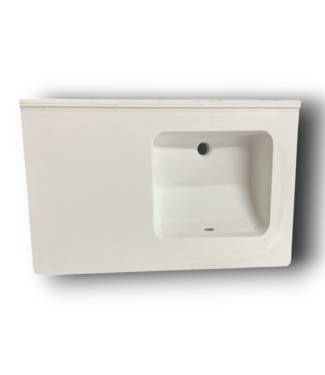 Bud's Warehouse 56920 Corian Offset Right Sink Top 35.5"
