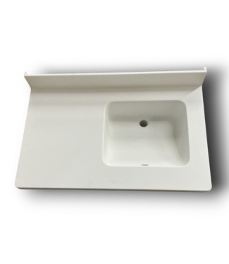 Bud's Warehouse 56921 Corian Sink Top With Backsplash 35.5"