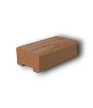 Bud's Warehouse 56925 Natural Wood Handrail 2.75" X 144"