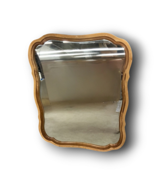 Bud's Warehouse 56928 Wavy Wooden Mirror 30" X 37"