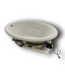56931 59x41 White Acrylic Oval Bathtub With Jet Pressure