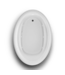 56931 59x41 White Acrylic Oval Bathtub With Jet Pressure