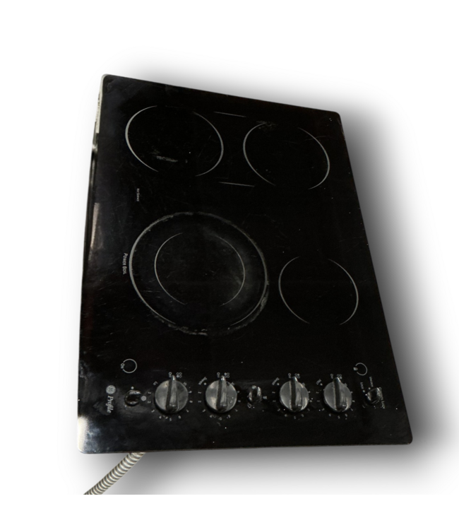56933 Black Smooth Top 4-burner Cooktop