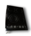 56933 Black Smooth Top 4-burner Cooktop