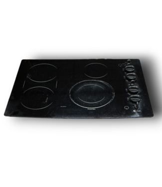 Bud's Warehouse 56933 Black Smooth Top 4-burner Cooktop