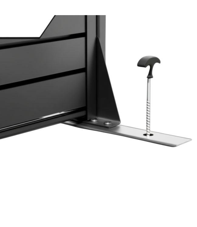 56923 Black Outdoor Privacy Screen 35" X 72"