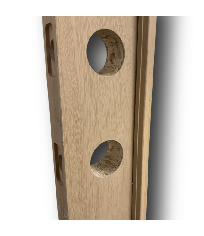 56918 36 X 80 Beige Decorative Glass Exterior Door