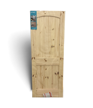 Bud's Warehouse 56934 80 X 30 Natural Wood 2 Panel Interior Door Slab