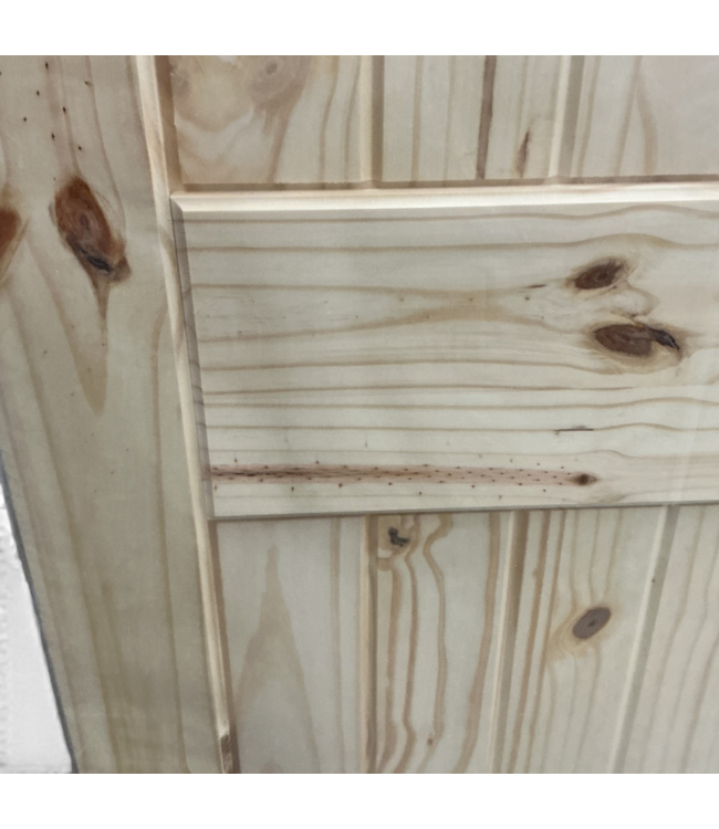 56934 80 X 30 Natural Wood 2 Panel Interior Door Slab