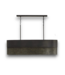 56937 Gray Iron Linear Pendant Light 43"