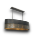 56937 Gray Iron Linear Pendant Light 43"