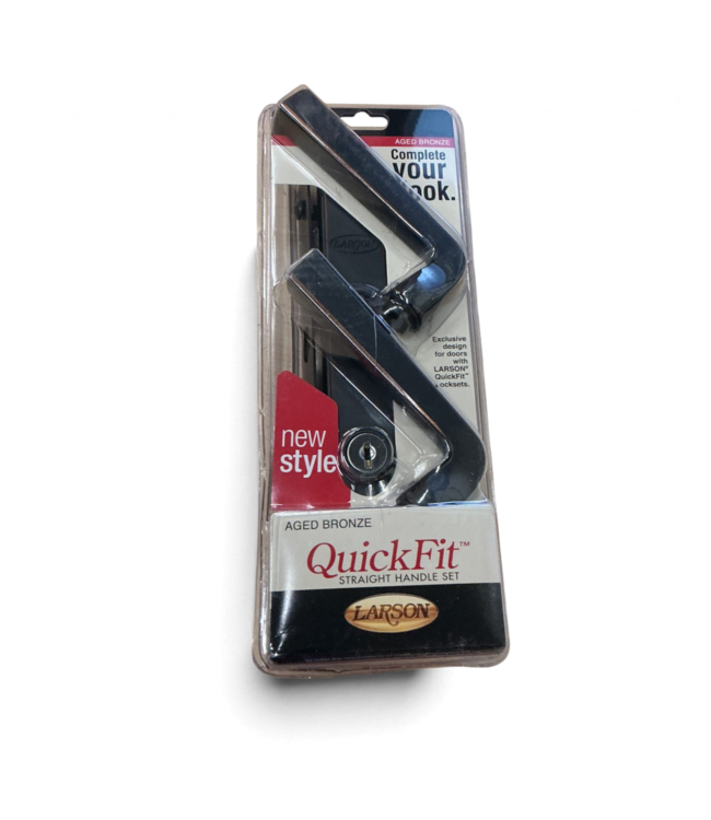 56940 Bronze Lockable Storm Door Handle Set
