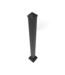 56941 2.5” X 4’ Black Aluminum Deck Post