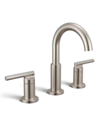 Bud's Warehouse 56942 Brushed Nickel 2-handle Widespread Faucet