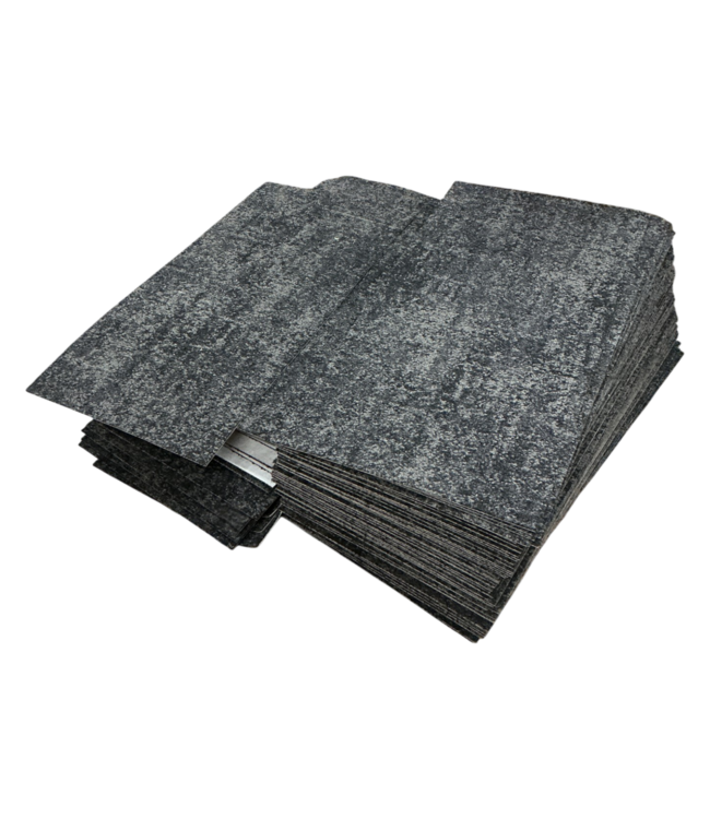 56938 Charcoal Mist Carpet Tiles Set Of 90-pcs 450 Sq. Ft.