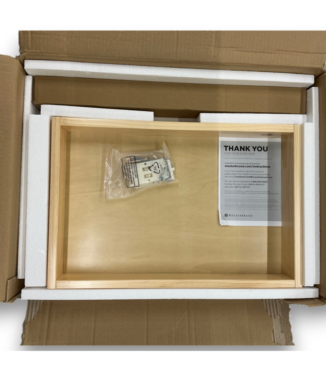 56962 Cabinet Roll-out Tray Natural Stained