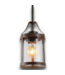 56966 Storin 1-light Wood Glass Pendant Light