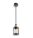 56966 Storin 1-light Wood Glass Pendant Light