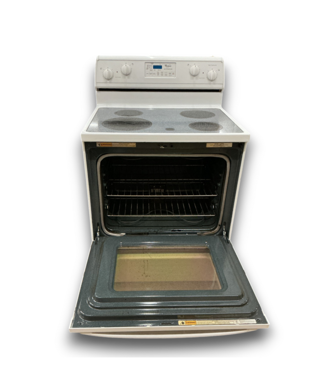56967 White Electric Range Ceramic Top 30"