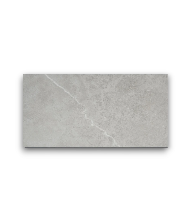 56973 Light Gray Waterproof Click-lock Stone Look Vinyl Tile Flooring 6 Boxes
