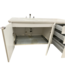 56953 Bright White Floating Single Sink Vanity 55"