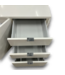 56953 Bright White Floating Single Sink Vanity 55"