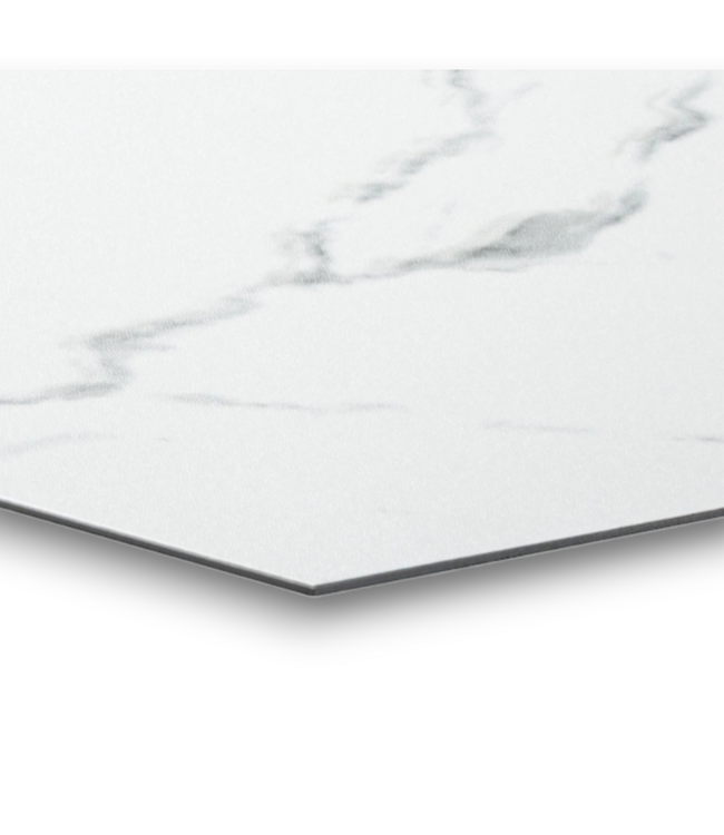 56971 White Marble Waterproof Peel & Stick Vinyl Flooring 12 Boxes