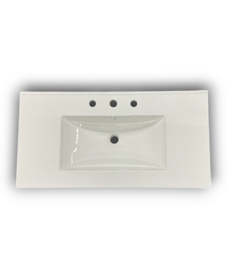 Bud's Warehouse 56989 White Ceramic Sink Top 36"