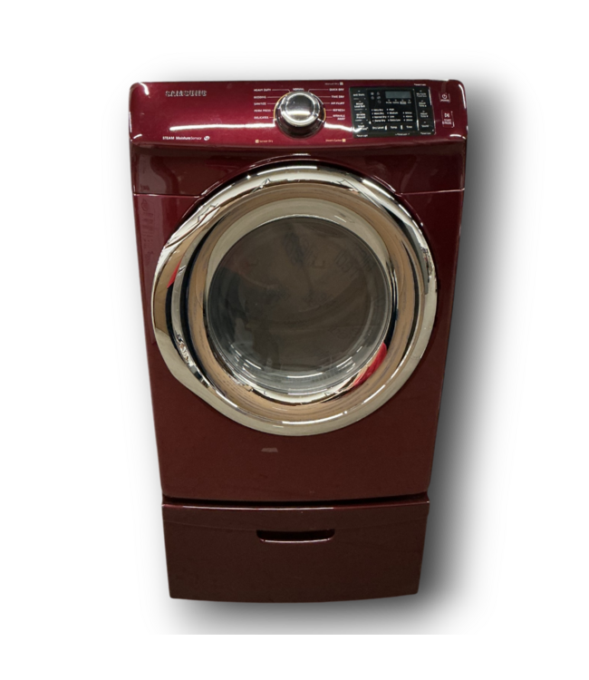 56977 Burgundy Front Load Gas Dryer 27"